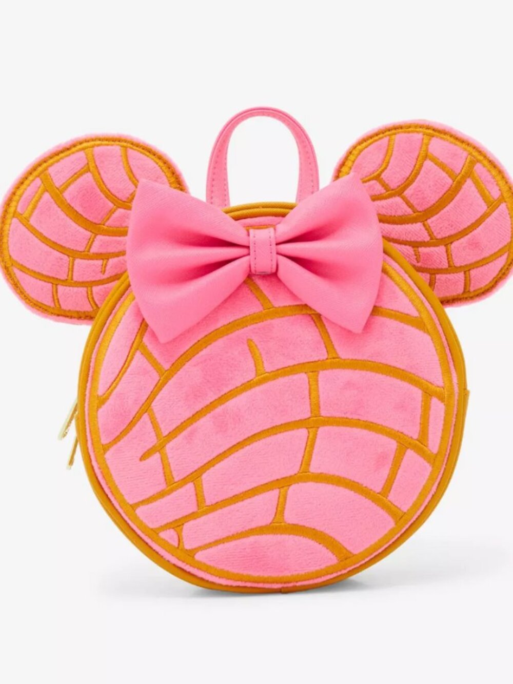Loungefly Disney Minnie Mouse Concha Ears Convertible Mini Backpack